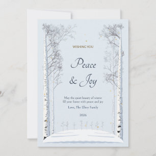 Silverbark Copse Family Christmas Card