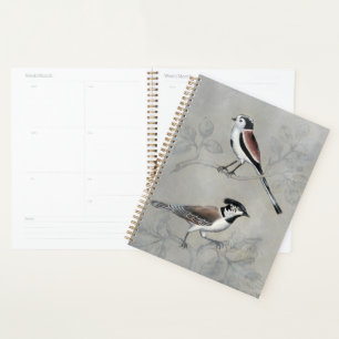 Silvered Aviary A Pair Planner