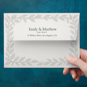 Silverleaf Elven Wedding – Vine & Arch Wedding Envelope