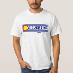 Silverton Colorado local flag value tee