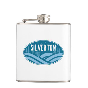 Silverton Colorado Outdoors Hip Flask