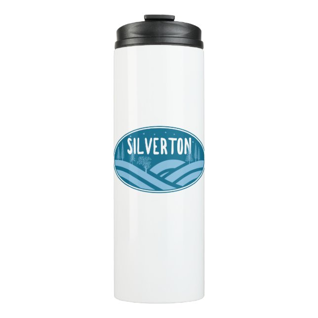 Silverton Colorado Outdoors Thermal Tumbler (Front)