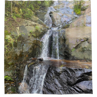 Silvervale Falls Serenity Shower Curtain