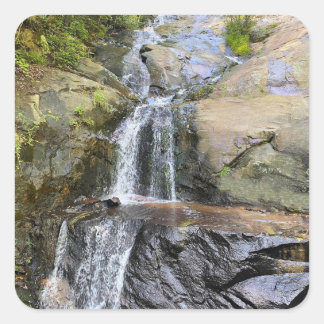 Silvervale Falls Serenity Square Sticker