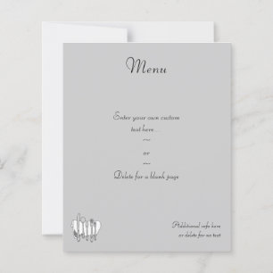 Silverware Custom Menu Flyer Template