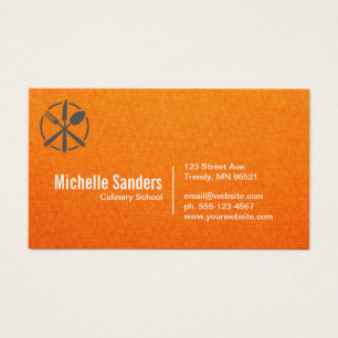 Silverware Logo Orange Texture