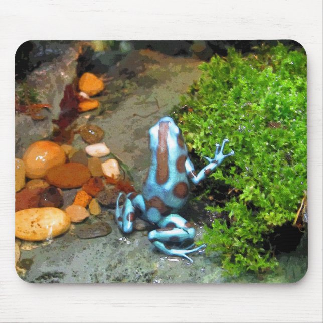 Silvery Blue Dart Frog CB Mouse Pad (Front)