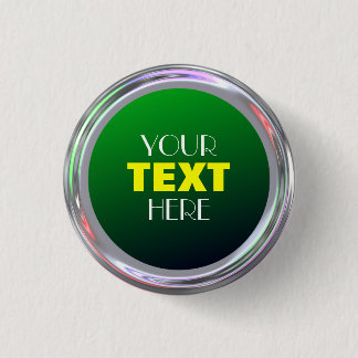 Silvery button for text, logo, image
