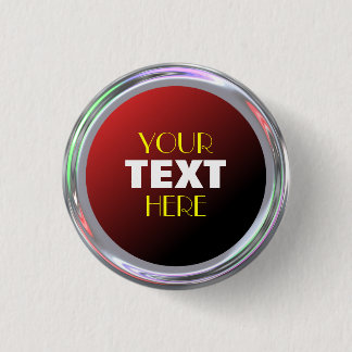Silvery button for text, logo, image