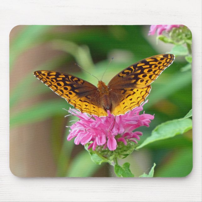 Silvery Checkerspot Butterfly Mouse Pad (Front)