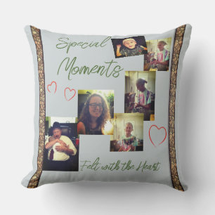 Silvery-green  cushion