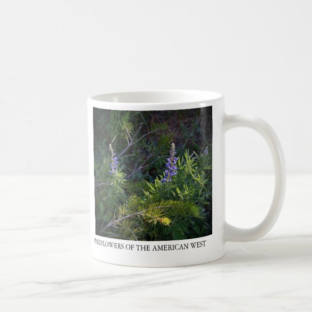 Silvery Lupine Coffee Mug (Right)
