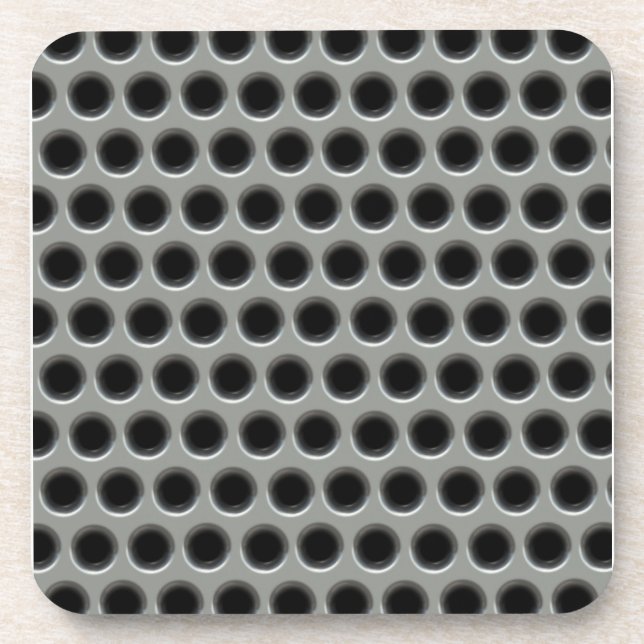 Silvery Metal Mesh Coaster (Front)