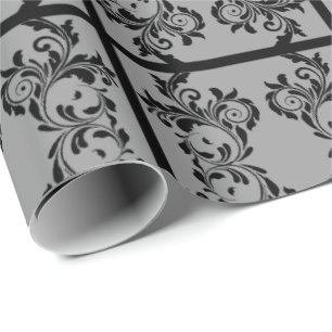 Silvery Night Wrapping Paper