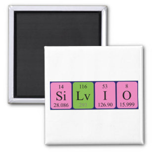 Silvio periodic table name magnet