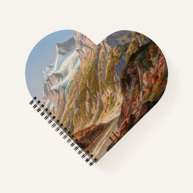 Silvretta Mountain Landscape – Ignaz Dorn Notebook (Front)