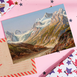 Silvretta Mountain Landscape – Ignaz Dorn Postcard