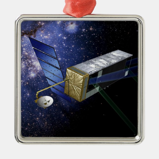 SIM PlanetQuest Metal Ornament (Front)