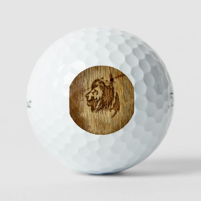 Simba Golf Balls by Daniel Duwa Artlove (Front)