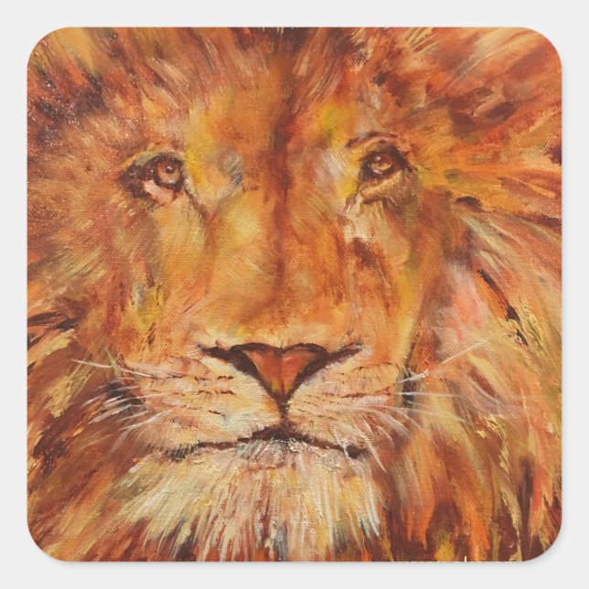 Simba Square Sticker (Front)