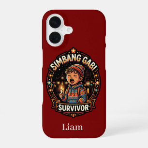 Simbang Gabi Survivor American Filipino Christmas iPhone 16 Case