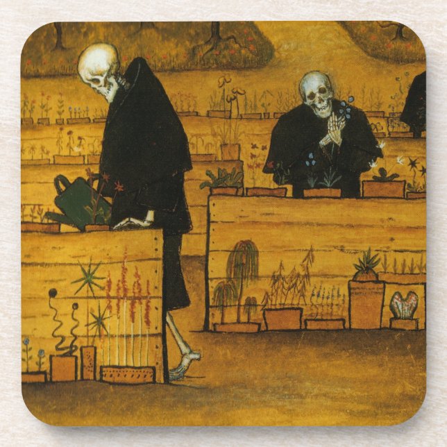 Simberg’s Garden of Death coasters (Front)