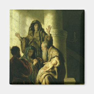 Simeon and Hannah in the Temple, c.1627 Magnet