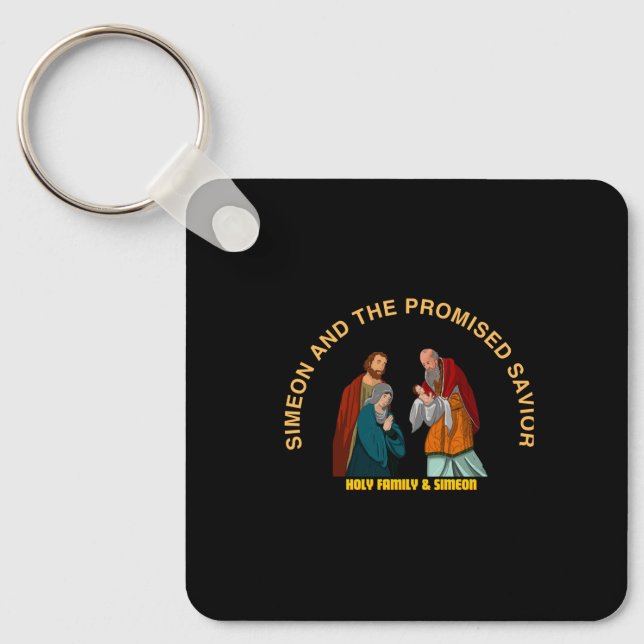 SIMEON AND THE PROMISED SAVIOR KEY RING (Front)