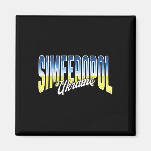 Simferopol Ukraine Patriotic Flag National Pride F Magnet