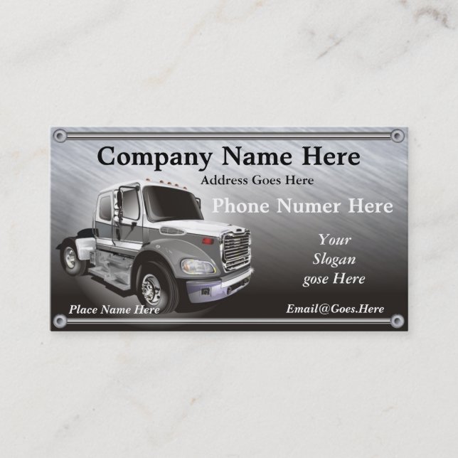 Simi Truck Business Card (Front)