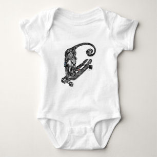 Simian Selfie Art Baby Bodysuit
