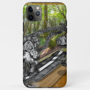 Simian Skate Selfie iPhone 11 Pro Max Case