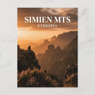 Simien Mountains, Debark, Amhara Region Postcard