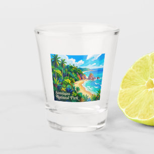 Similajau National Park Malaysia Shot Glass