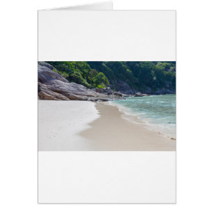 Similan White sand beach and turquoise blue sea