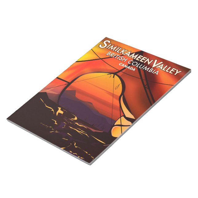 Similkameen Country, Canada vintage travel poster Notepad (Angled)