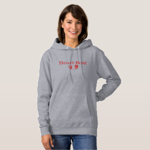 Simkung Heart Skip Korean Hangul Love Quote Hoodie