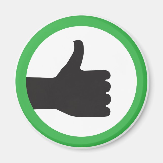 👍 simle like sign magnet (Front)