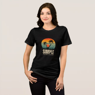 SIMLPE LIFE Tri-Blend SHIRT