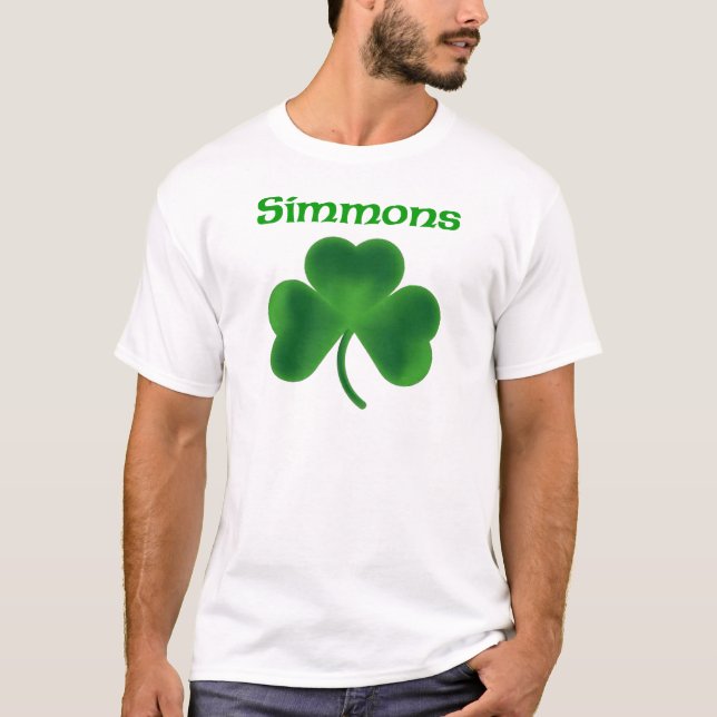 Simmons Shamrock T-Shirt (Front)