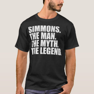 SimmonsSimmons Family name Simmons last Name Simmo T-Shirt