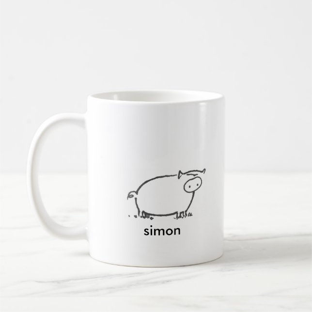 Simon - 15 oz coffee mug (Left)