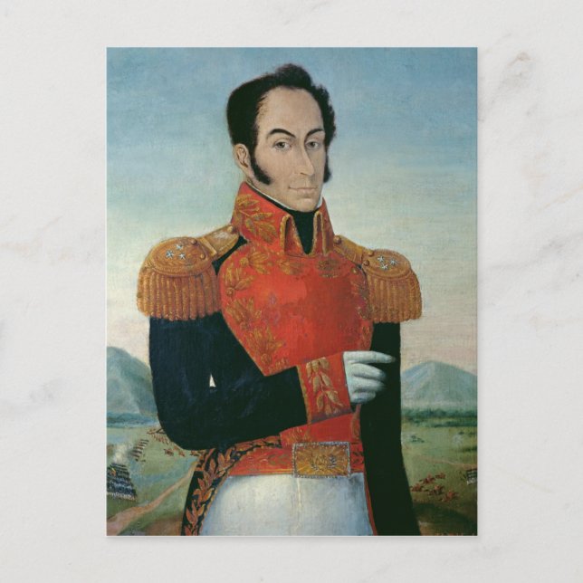 Simon Bolivar Postcard (Front)