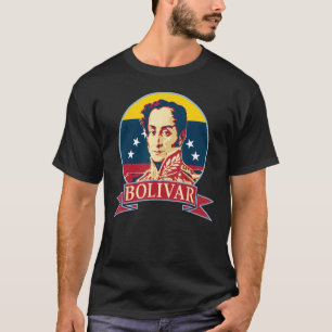 Simon Bolivar Venezuela Propaganda Art T-Shirt