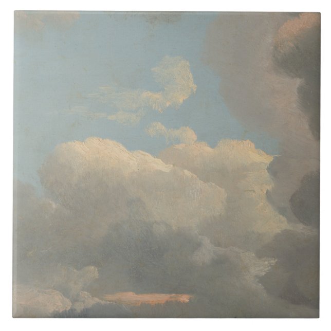 Simon Denis - Cloud Study (Early Evening) Ceramic Tile (Front)