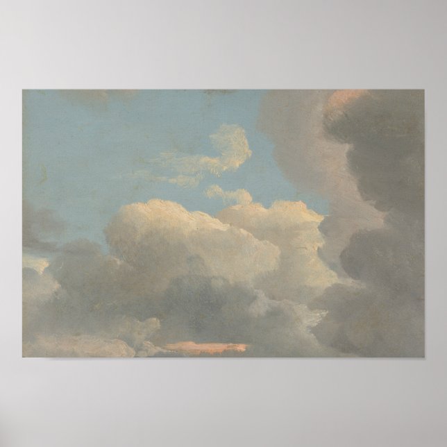 Simon Denis - Cloud Study (Early Evening) Poster (Front)