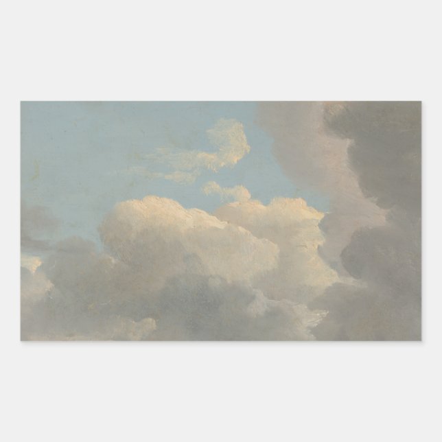 Simon Denis - Cloud Study (Early Evening) Rectangular Sticker (Front)