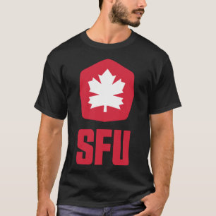 Simon Fraser SFU Clan Sticker T-Shirt