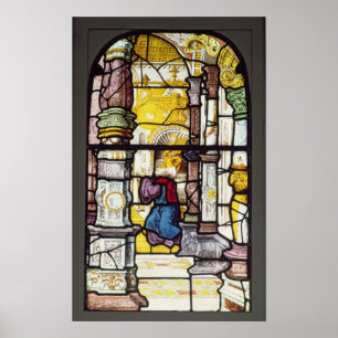 Simon in the Temple beholding the Holy Spirit Poster