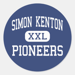 Simon Kenton - Pioneers - High - Independence Classic Round Sticker